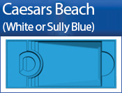 Caesars Palace Beach (White or Sully Blue)
